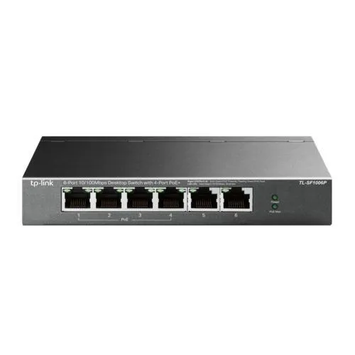 TP-Link TL-SF1006P 6Port 10/100Mbps 4xPoE+ Switch